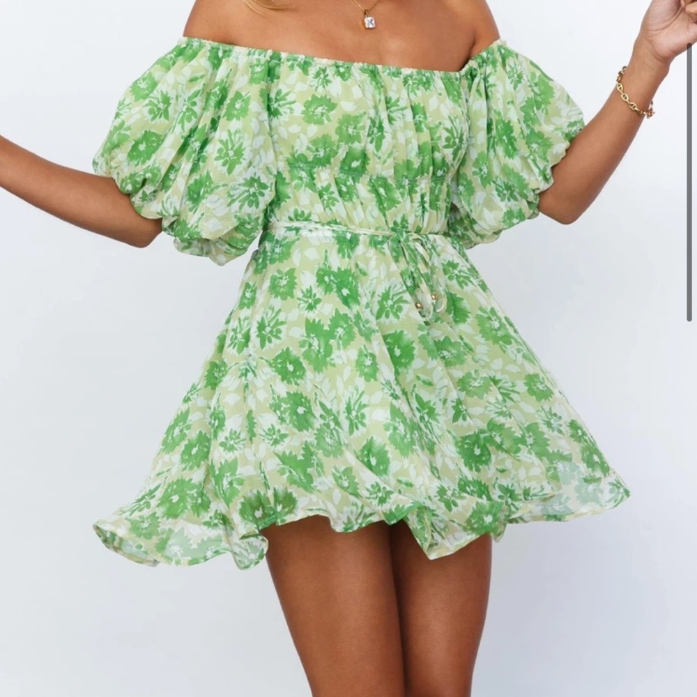 Hello Molly Off The Shoulder Dress Size Large